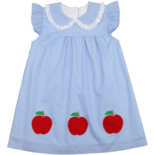 Blue Apple Dress | Cecil and Lou