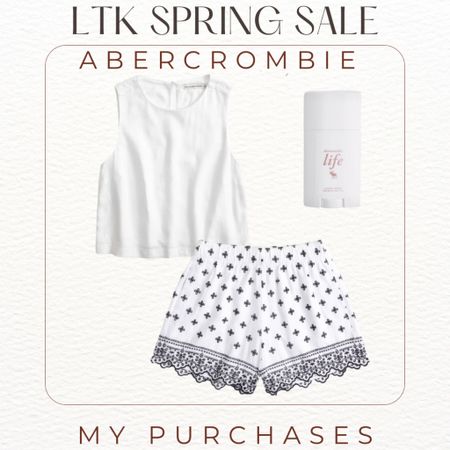 LTK Spring Sale - Abercrombie - My Purchases

Ltkmidsize / ltkplussize / LTKstyletip / LTKbeauty / LTKwedding / LTKtravel / LTKworkwear / Abercrombie / Abercrombie & Fitch / LTK spring sale / LTK sale / spring sale / Abercrombie shirts / linen shorts / scalloped shorts / scalloped hem shorts / beach shorts / summer shorts / tank top / blouse / white tank top / white blouse / crop top / white crop top / Abercrombie deodorant / deodorant / Abercrombie sale / ltkfindsunder100 / ltkfindsunder50 / spring outfit / spring outfits / summer outfit / summer outfits / outfit idea / outfit ideas / style tip / sale / sale alert 

#LTKSpringSale #LTKsalealert #LTKSeasonal