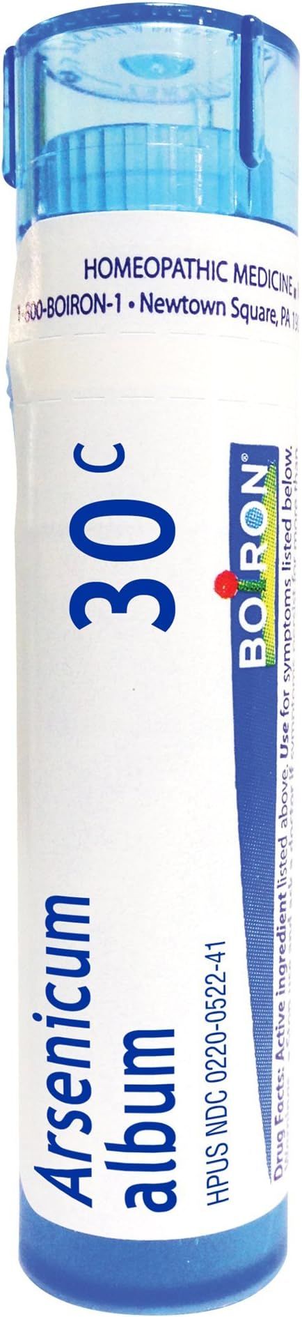 Boiron Arsenicum Album 30C, 80 Pellets, Homeopathic Medicine for Food Poisoning | Amazon (US)