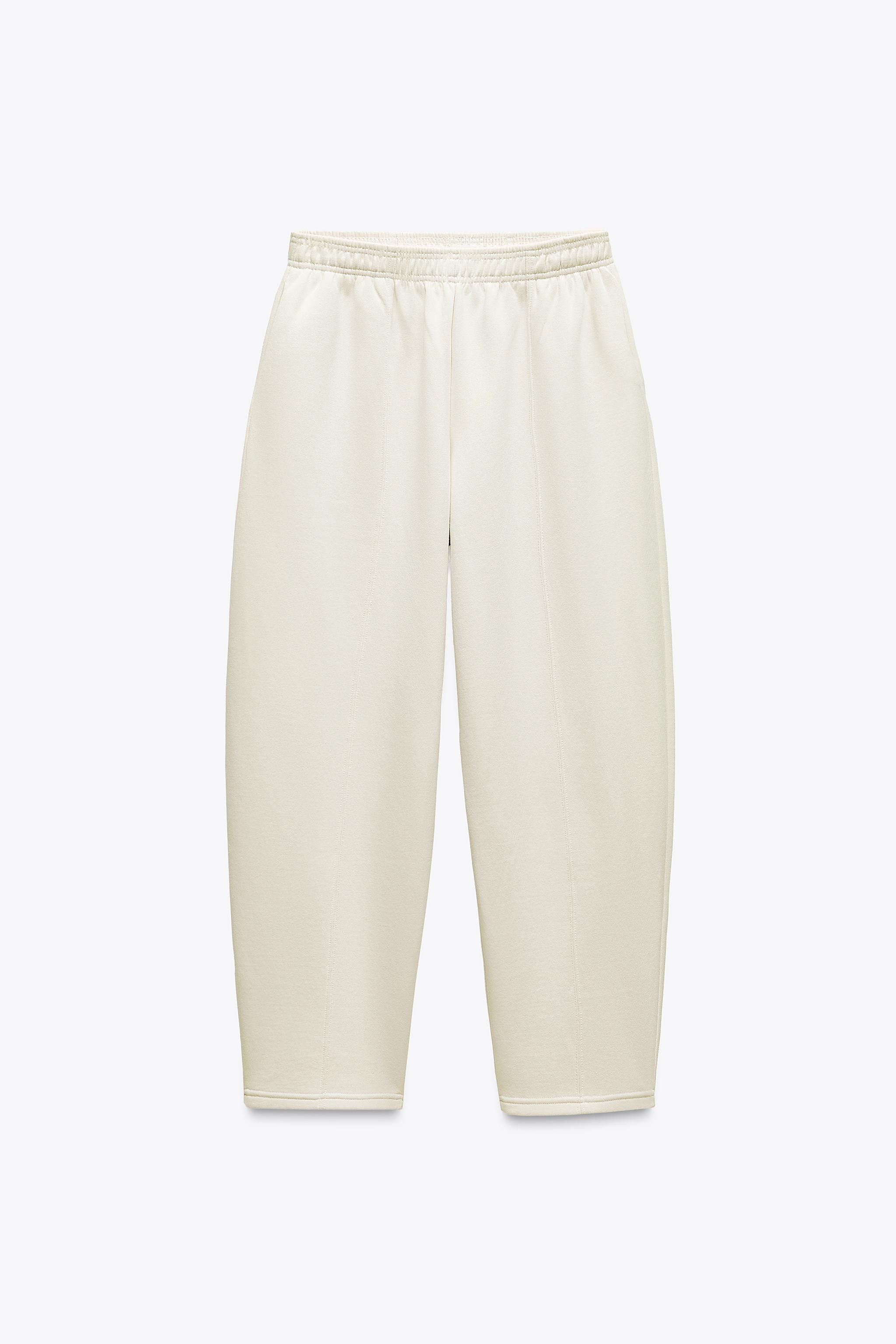TAPERED PLUSH PANTS | Zara US