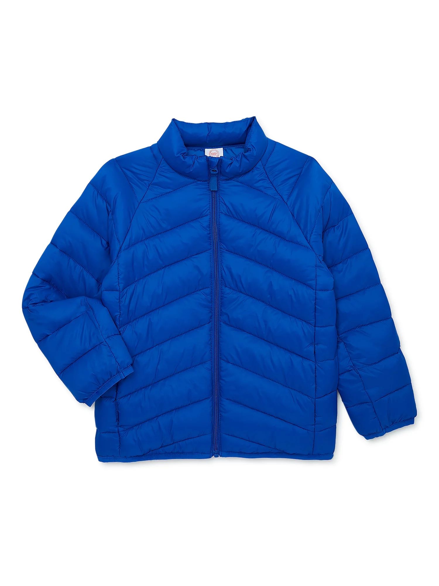 Wonder Nation Boys Lightweight Packable Puffer Jacket, Sizes 4-18 & Husky - Walmart.com | Walmart (US)