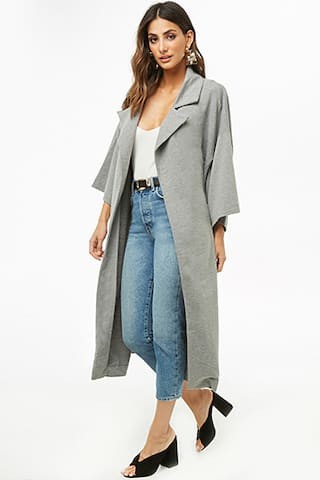 French Terry Duster Coat | Forever 21 (US)