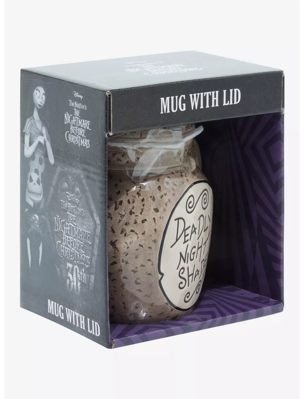 The Nightmare Before Christmas Deadly Night Shade Mug With Lid | Hot Topic | Hot Topic