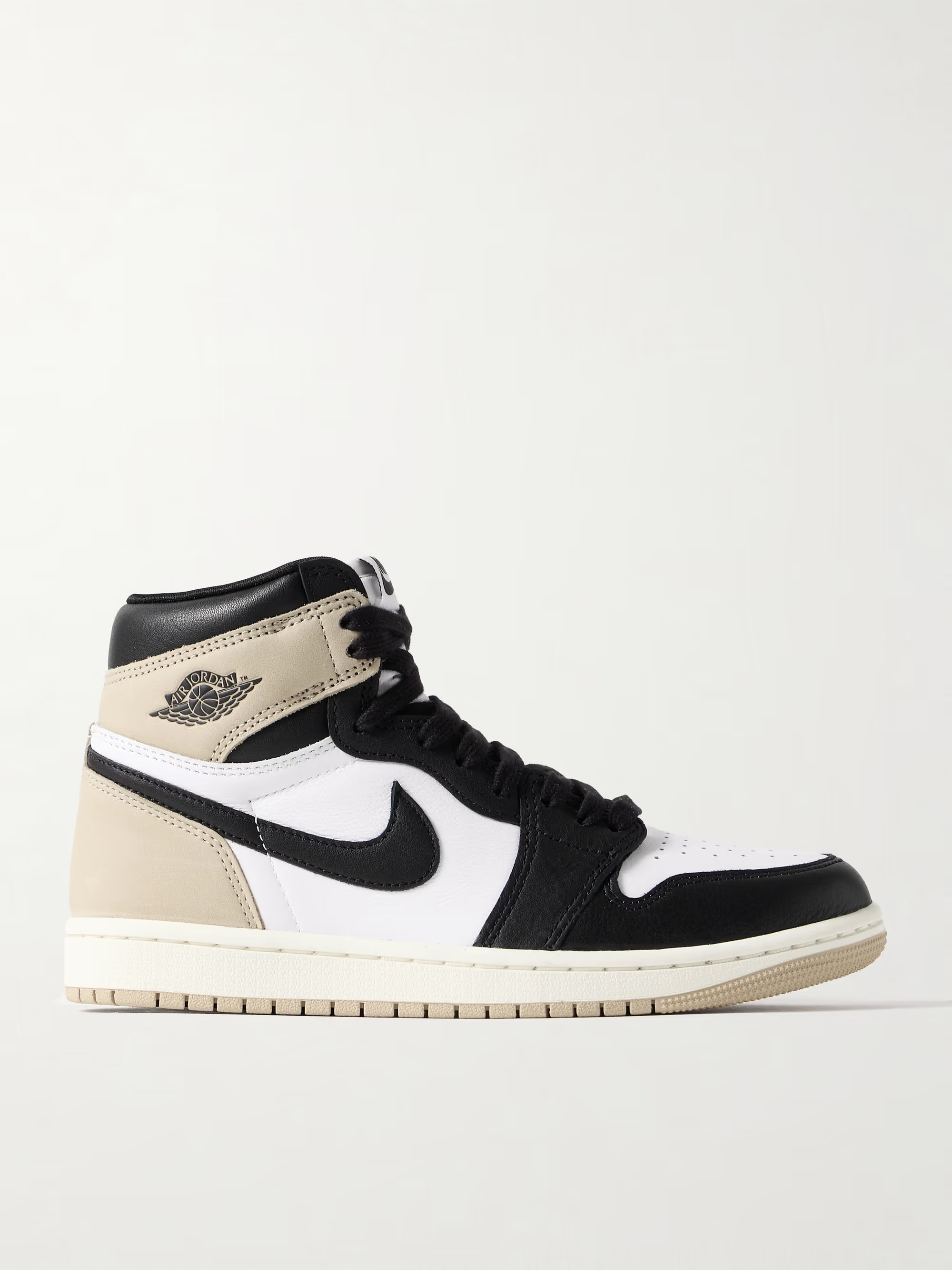 Air Jordan 1 Retro OG leather and nubuck high-top sneakers | NET-A-PORTER (US)