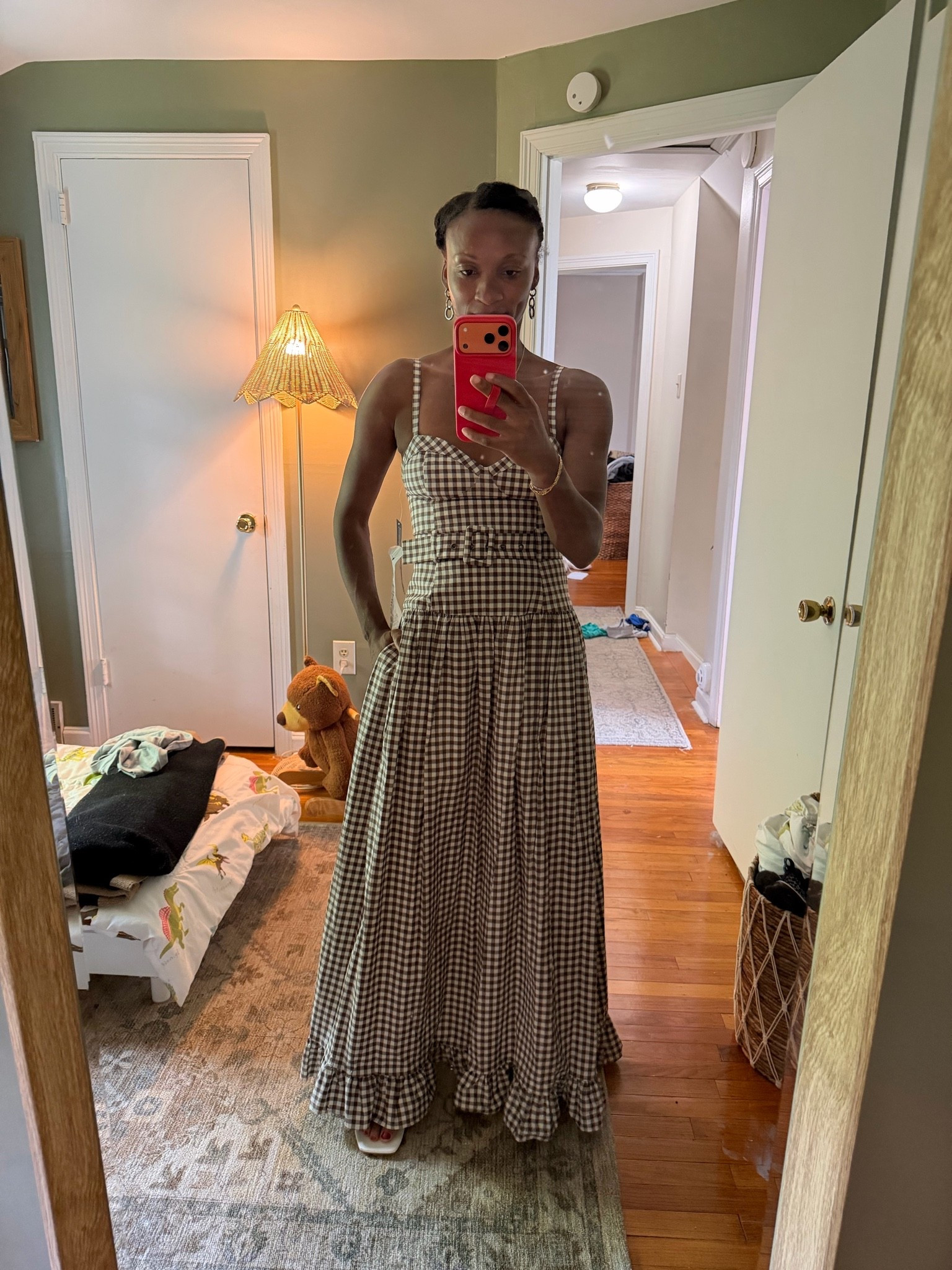 Gingham maxi dress

#LTKootd #LTKSaleAlert