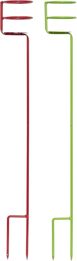 Decko OutDoor 30255 Heavy Duty 2 Part Outdoor Beverage/Drink Holder Stakes (2 Pack) | Amazon (US)