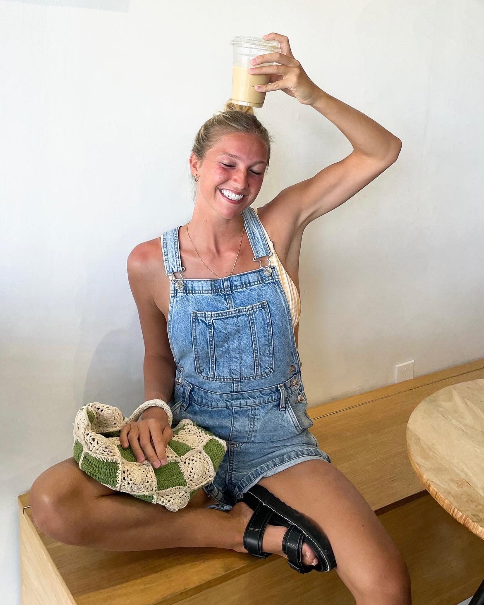 blue overalls outfit 💙

#LTKunder100 #LTKFind #LTKfit