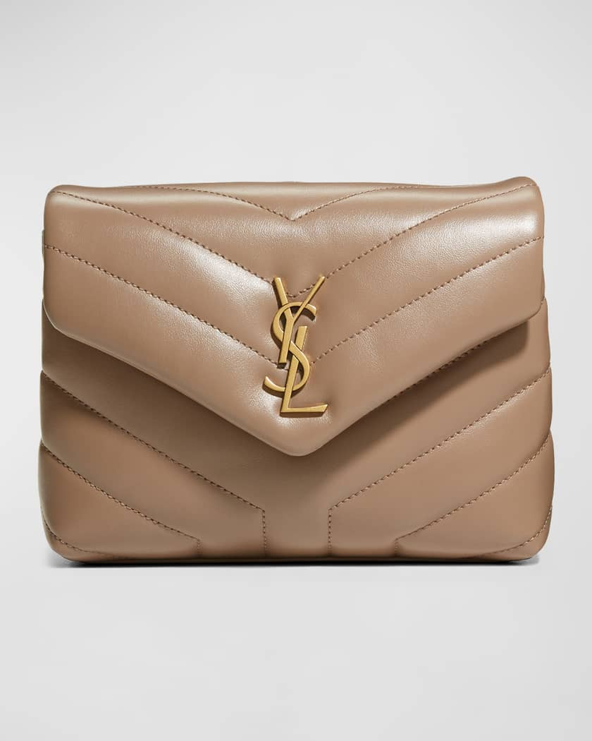 Saint Laurent Loulou Toy YSL Matelasse Calfskin Envelope Crossbody Bag | Neiman Marcus