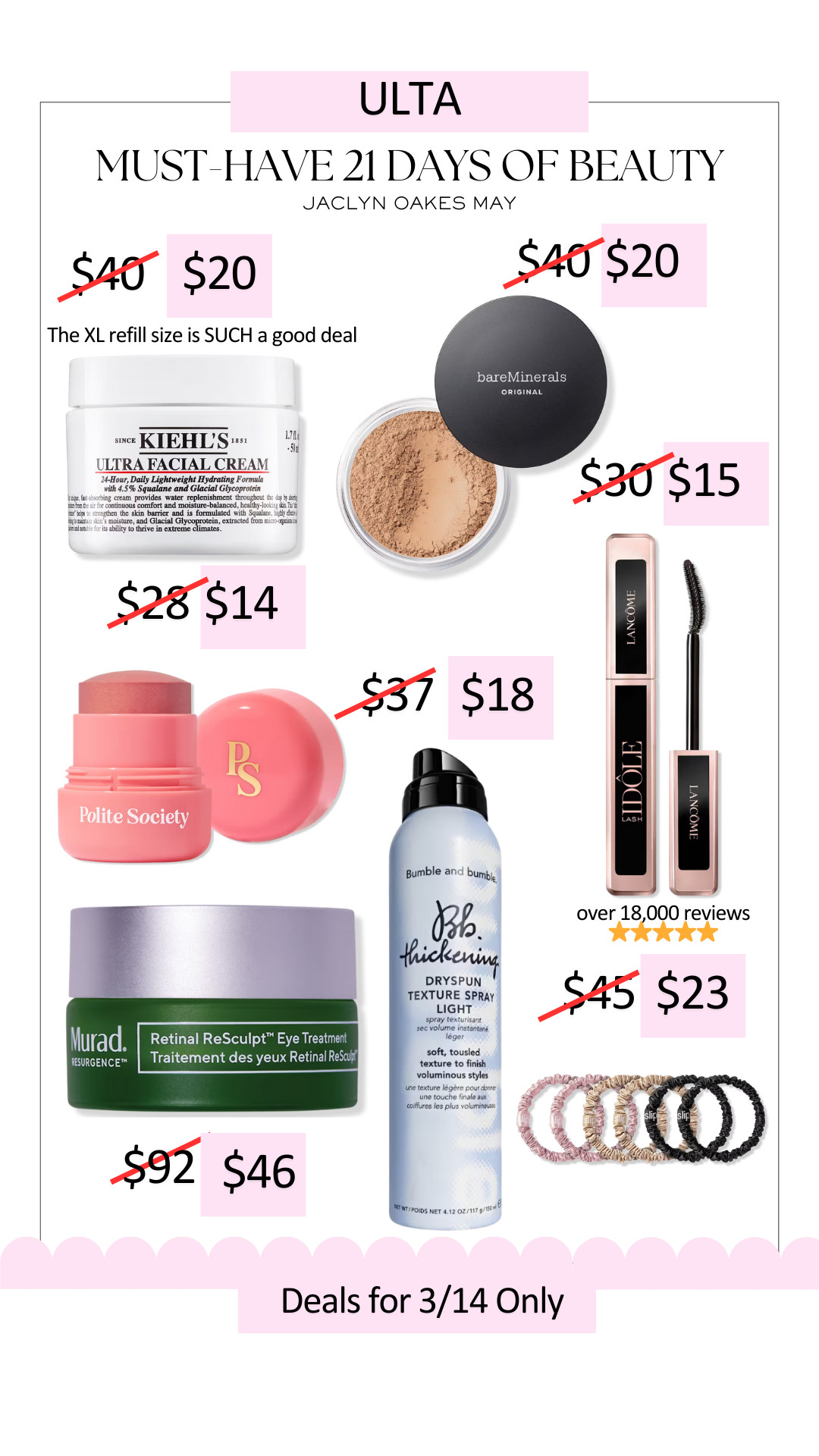 Ulta Beauty's 21 Days of Deals (21 days of Beauty) #Ulta #21daysofbeauty #beautydeals  

 #LTKFindsUnder50