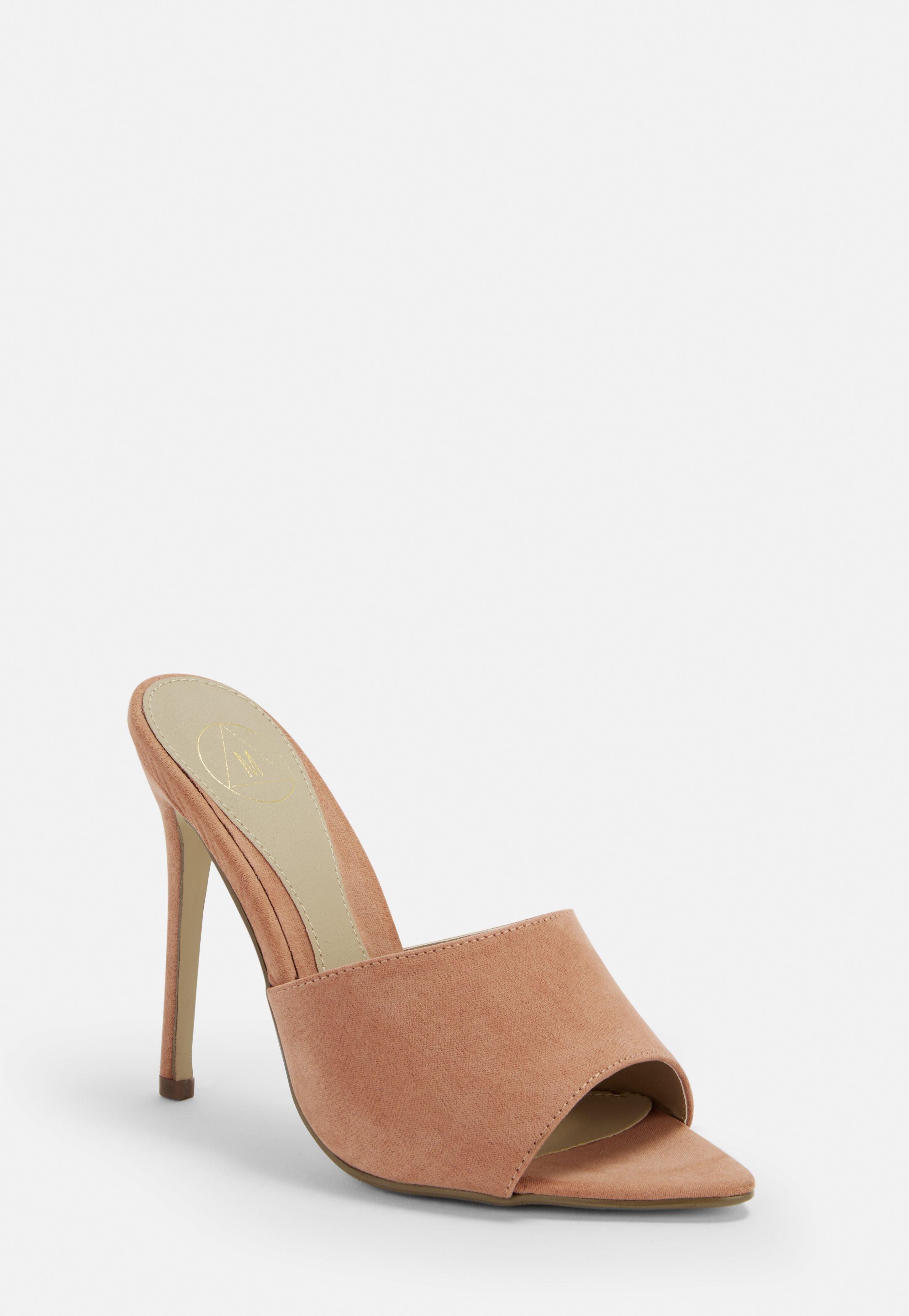 Nude Pointed Toe Mules | Missguided (UK & IE)