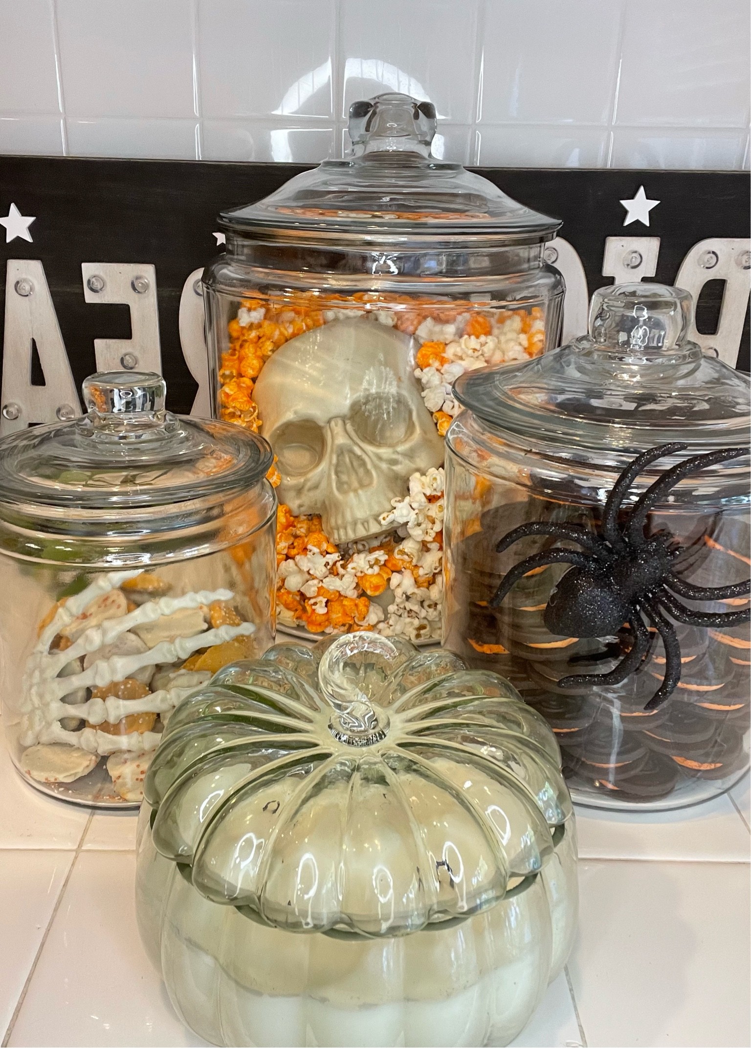 My Favorite Countertop Cookie Jars! Thick, Durable, Glass. So fun and easy to decorate, just check out my videos! 

#LTKhome #LTKSeasonal #LTKHalloween