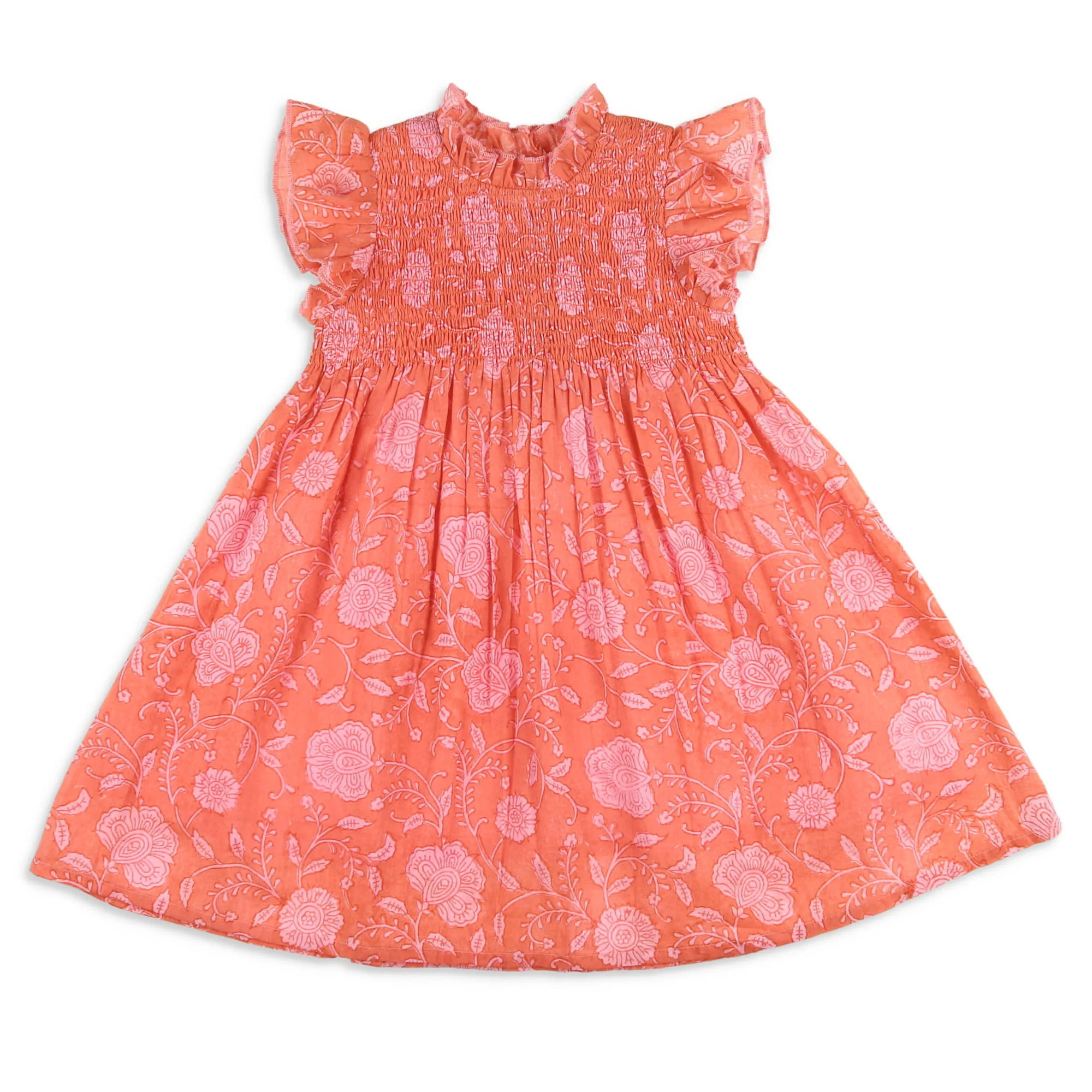 Girls Peony Megan Dress - Shrimp and Grits Kids | Shrimp and Grits Kids