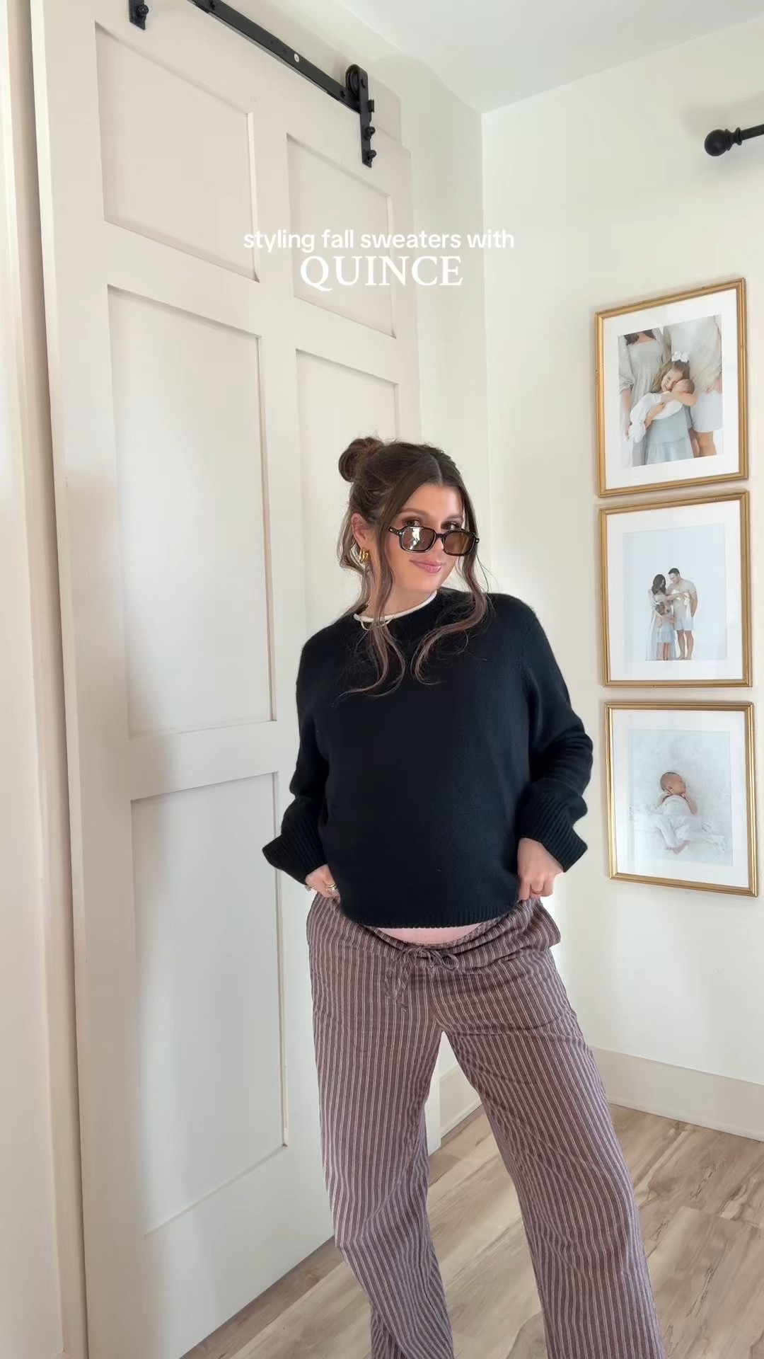 fall staples from Quince! these Mongolian Cashmere sweaters are a literal DREAM and the softest sweaters I’ve ever owned! I sized up to a Large for a more oversized & comfy fit 🤍

Fall sweaters, sweater, fall style, pregnant outfits, pregnant ootd 

#LTKBump #LTKStyleTip #LTKTall