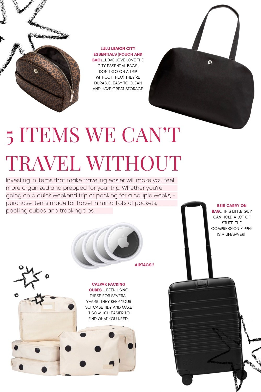 5 Travel Items we can’t live without! Investing in things that make traveling easier has been the biggest game changer for traveling ease!

#LTKItBag #LTKTravel