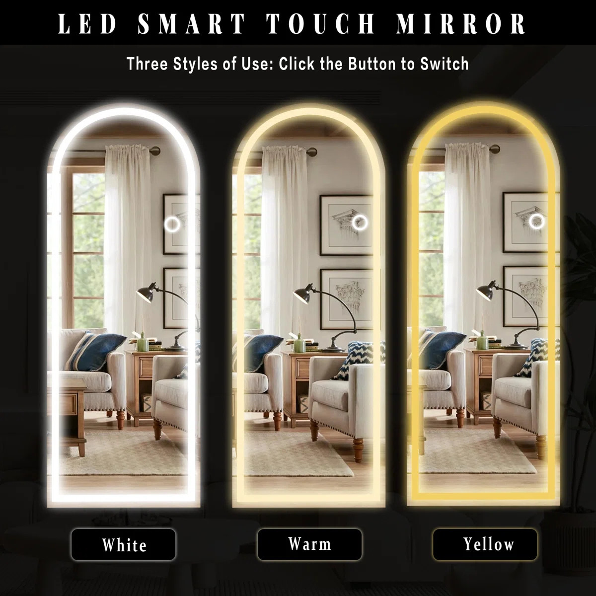 Lighted Full Length Mirror | Wayfair North America