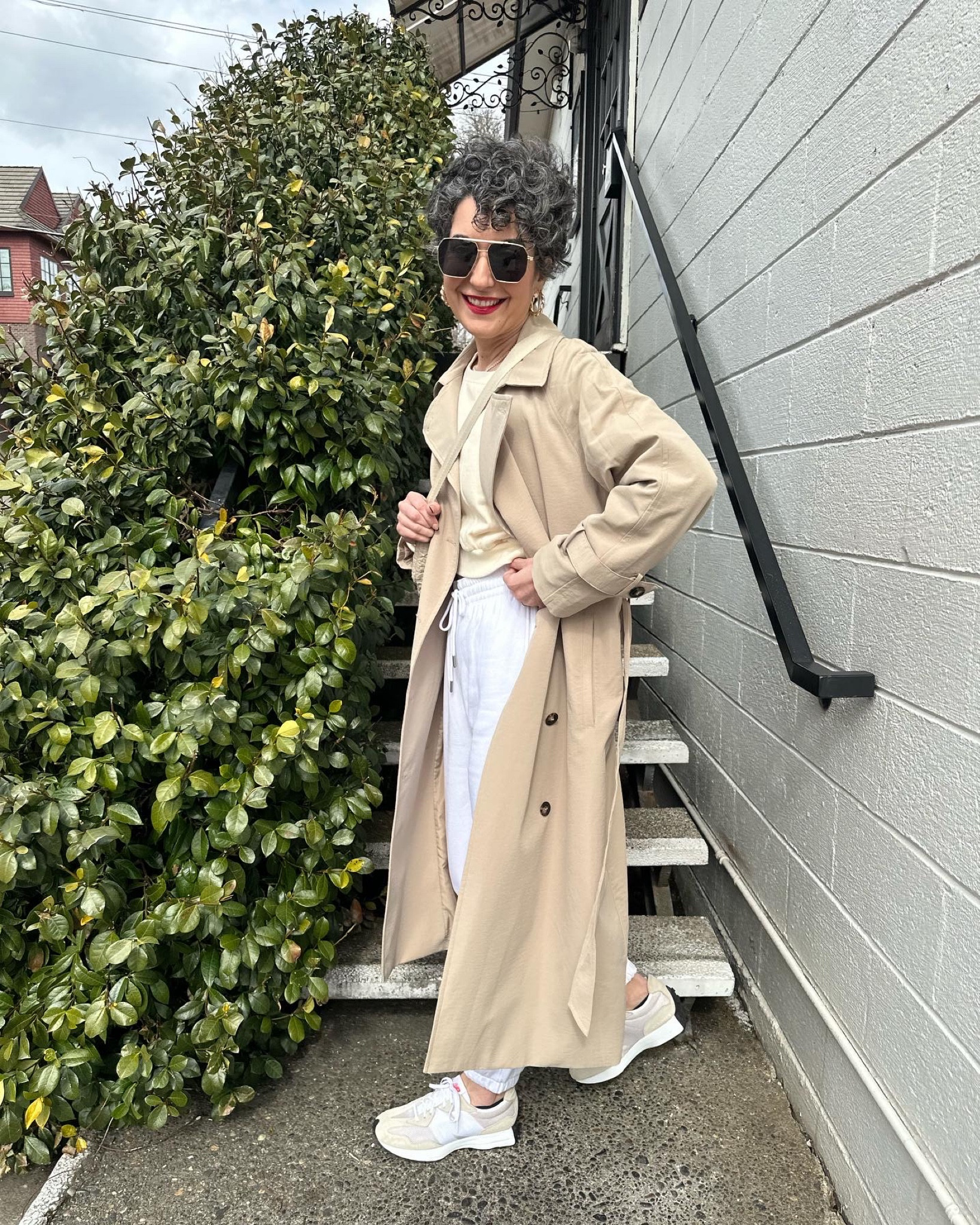 Women's Oversized Nylon Trench Coat curated on LTK