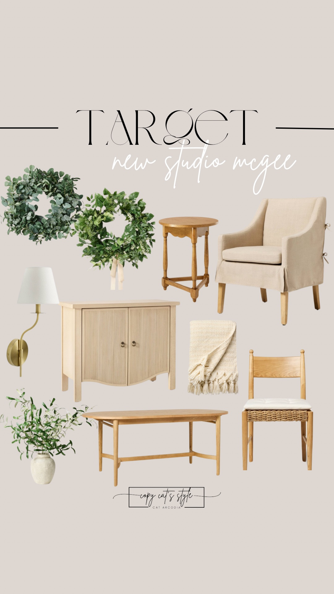 Target new Studio McGee home finds, target wreaths, Studio McGee target furniture, cabinet, dining chairs, dining table 

#LTKFindsUnder100 #LTKFindsUnder50 #LTKHome