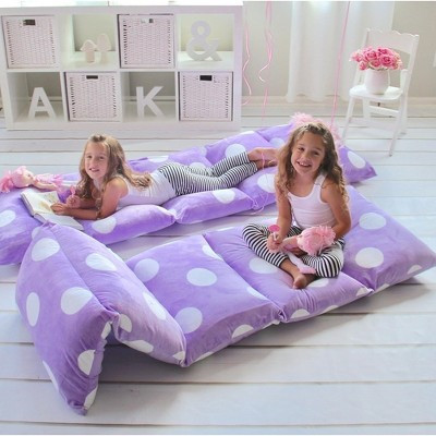 Butterfly Craze Butterfly Craze Floor Pillow Case, Mattress Bed Lounger Cover, Polka Purple, Queen Size - for Kids & Adults | Target