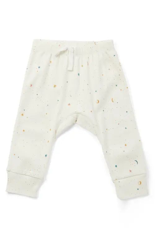 Pehr Celestial Organic Cotton Pants in Ivory Multi at Nordstrom, Size 0-3M | Nordstrom