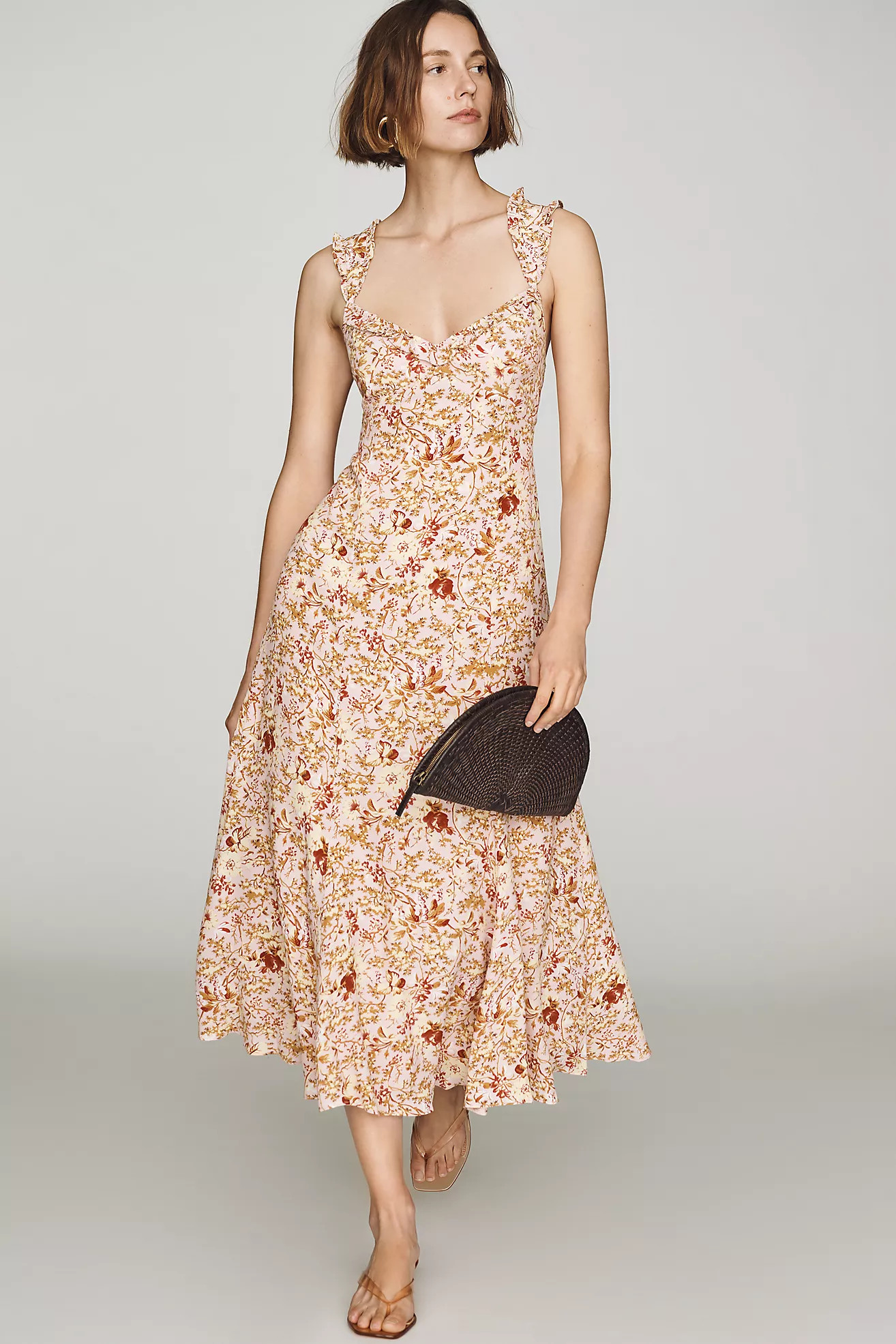 By Anthropologie Sweetheart Midi Dress | Anthropologie (US)