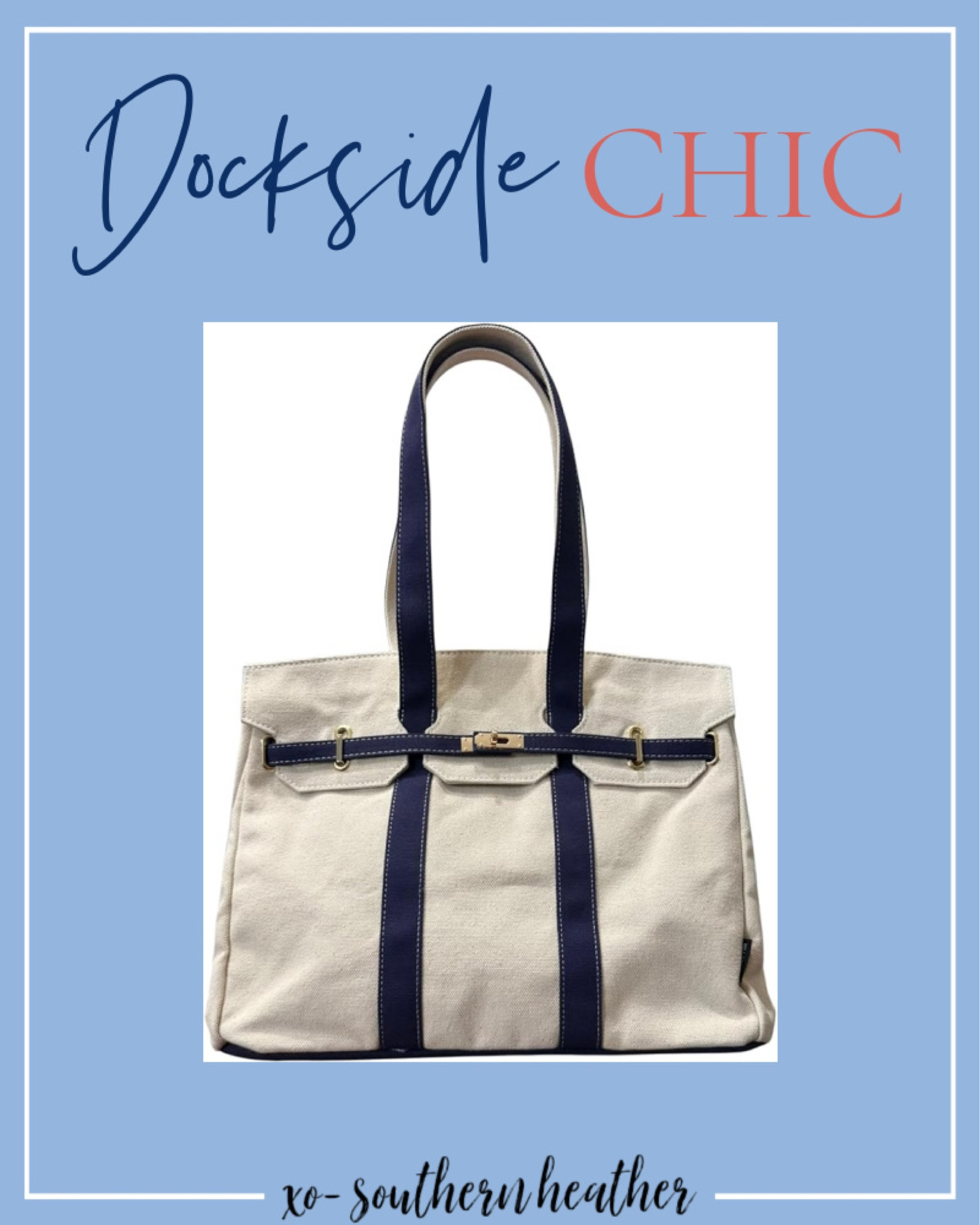 Boat tote 💯 cute factor!