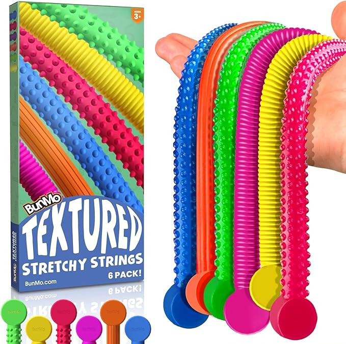 BUNMO Kids Easter Basket Stuffers - Sensory Stretchy Strings for Toddlers 3+ - Stimulating Fidget... | Amazon (US)