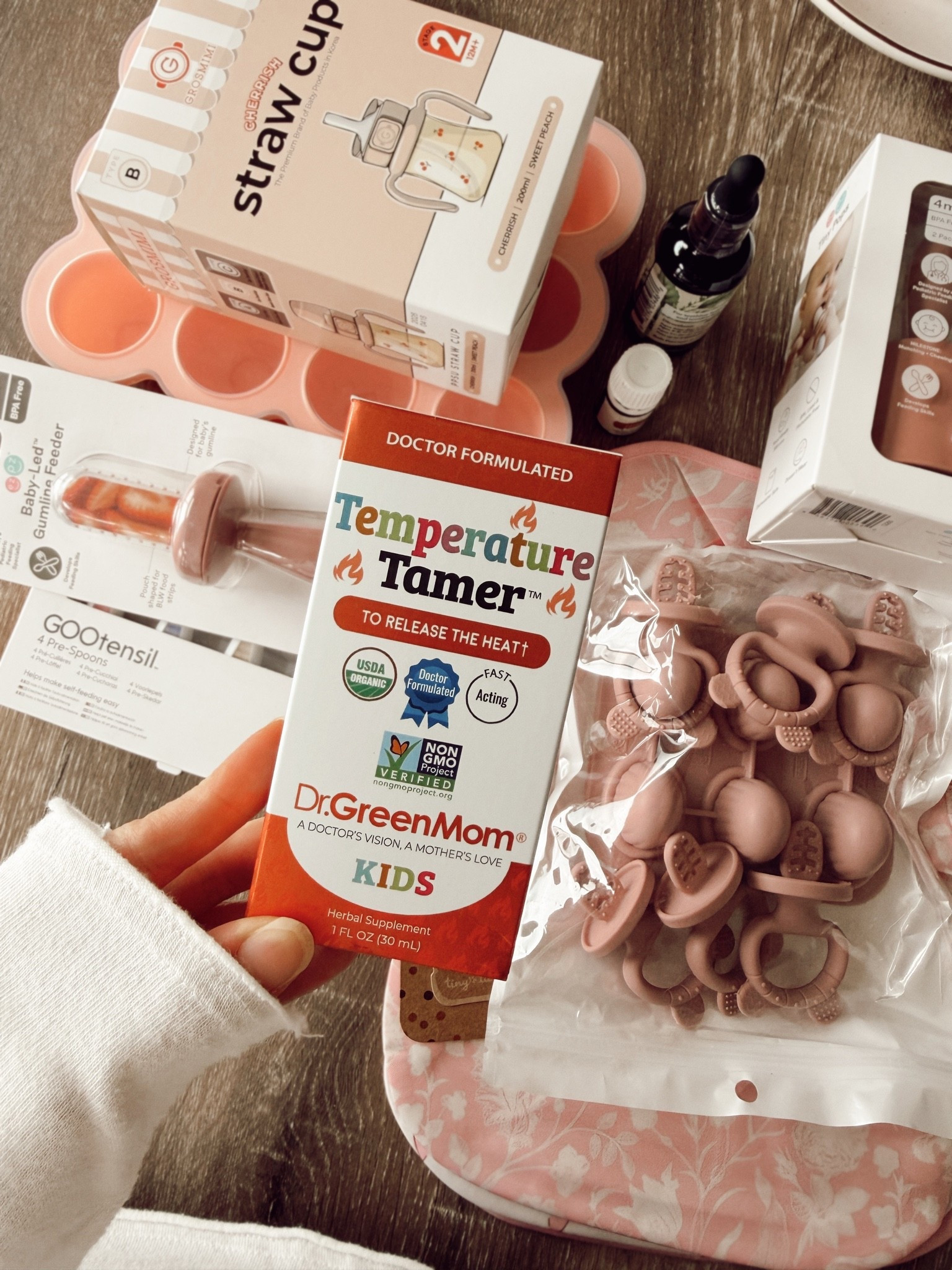 Keeping Dr. Green Mom’s Temperature Tamer stocked in our natural medicine cabinet 🤍 I love having supportive options on hand so I’m not panicked if a temperature arises during sick sznnn 😘

#LTKmomlife #LTKBaby #LTKBump