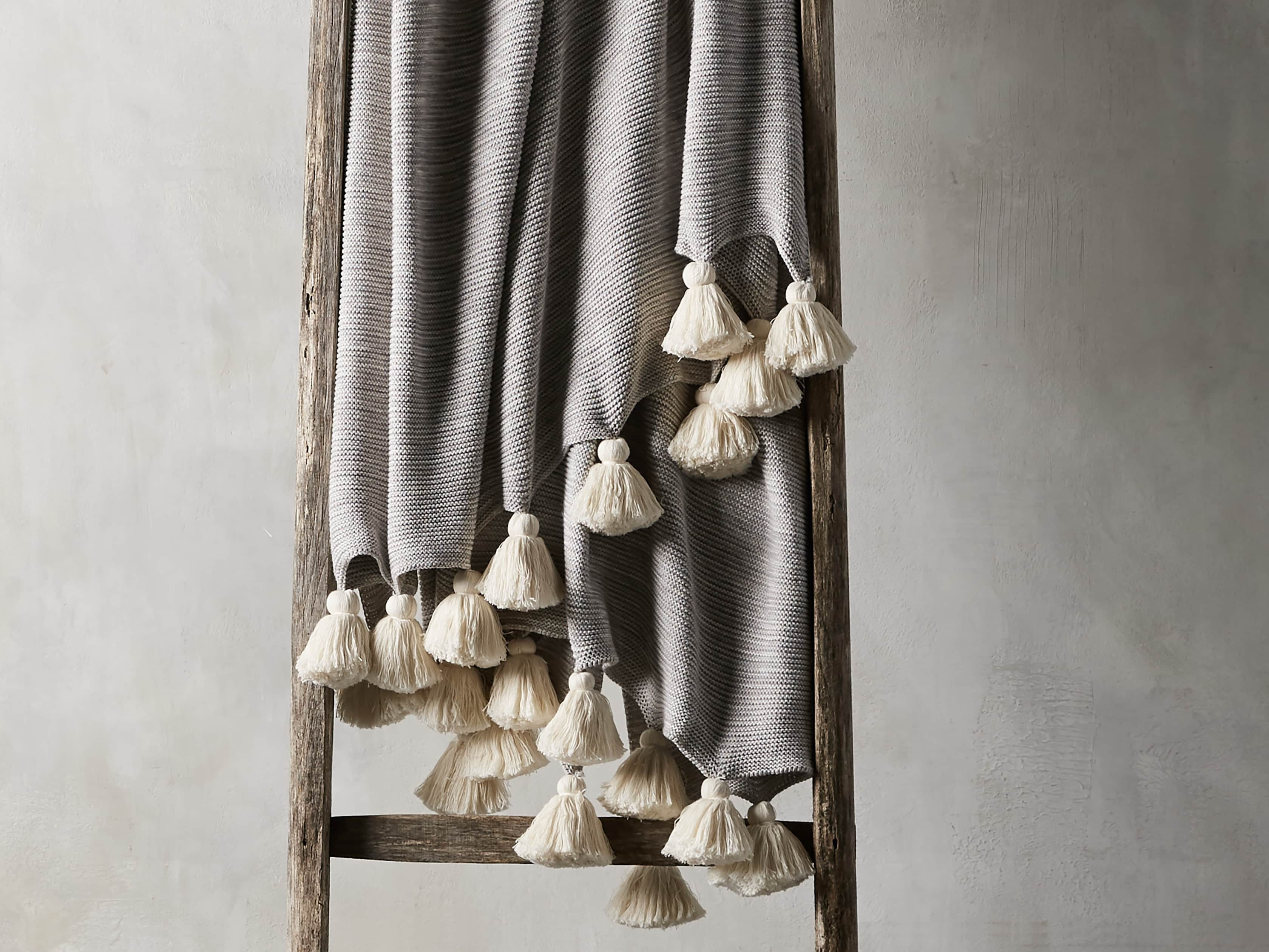 Marled Knit Throw | Arhaus