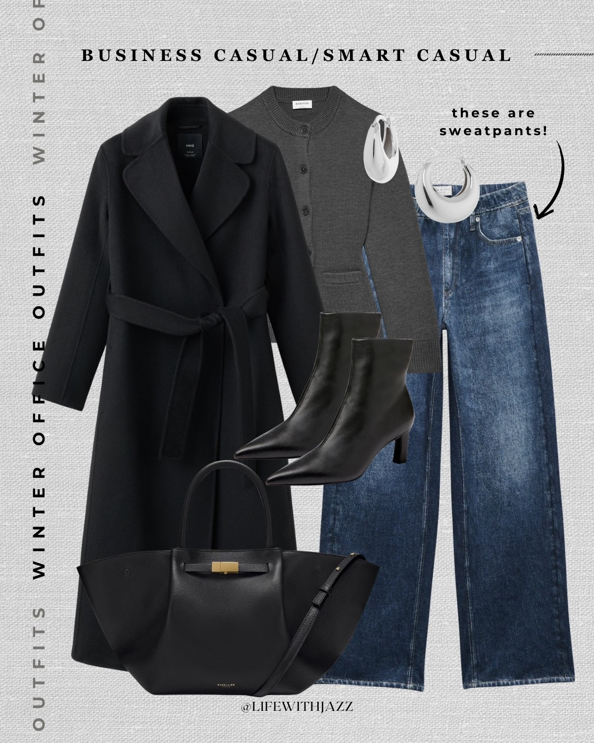 9 office approved outfits for winter 

Winter style / sweat pants means / trousers / knit skirt / sweater dress / oversized wool coat 

#LTKWorkwear