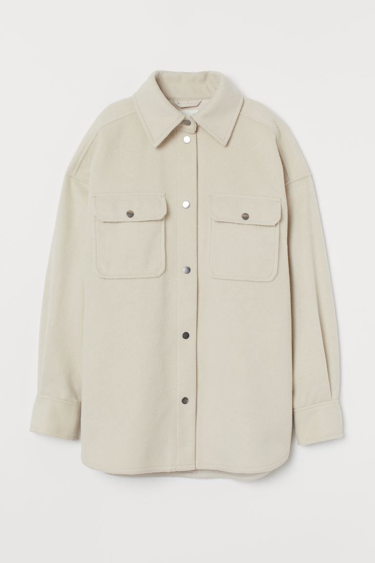 Felted Shirt Jacket | H&M (US + CA)