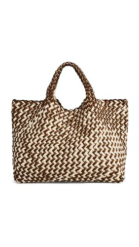 Naghedi Women's St Barths Medium Tote, Carmel (Double Weave), One Size | Amazon (US)