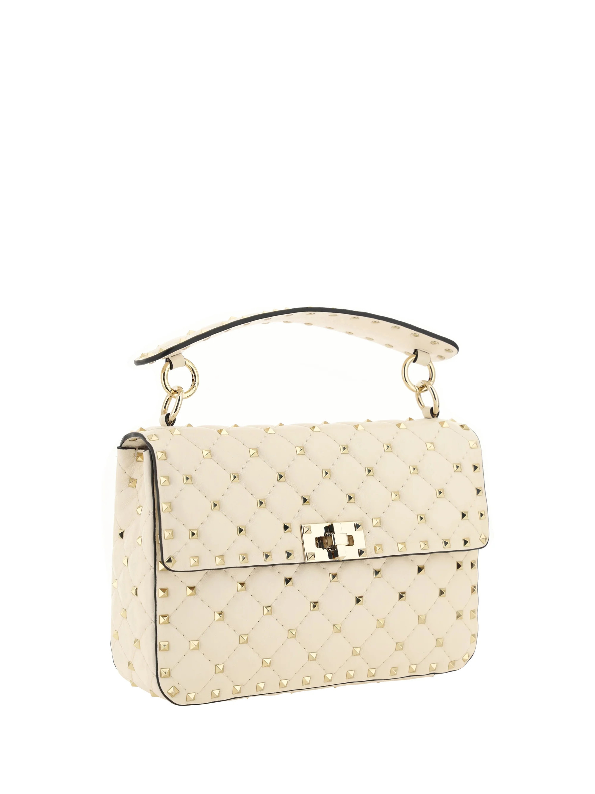 Valentino Garavani Rockstud Spike Shoulder Bag — Beige | Italist Inc.