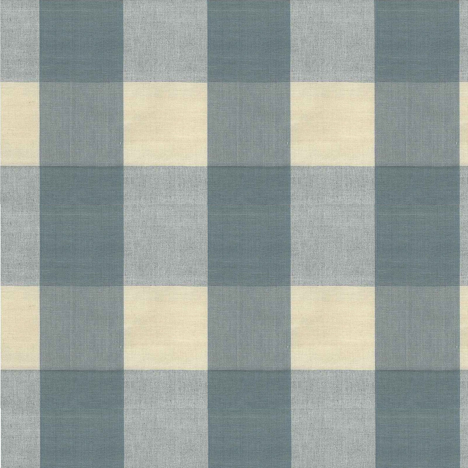 Buffalo Check Fabric in Soft Blue | Brooke and Lou