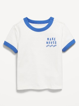 Short-Sleeve Ringer Graphic T-Shirt for Toddler Boys | Old Navy (CA)