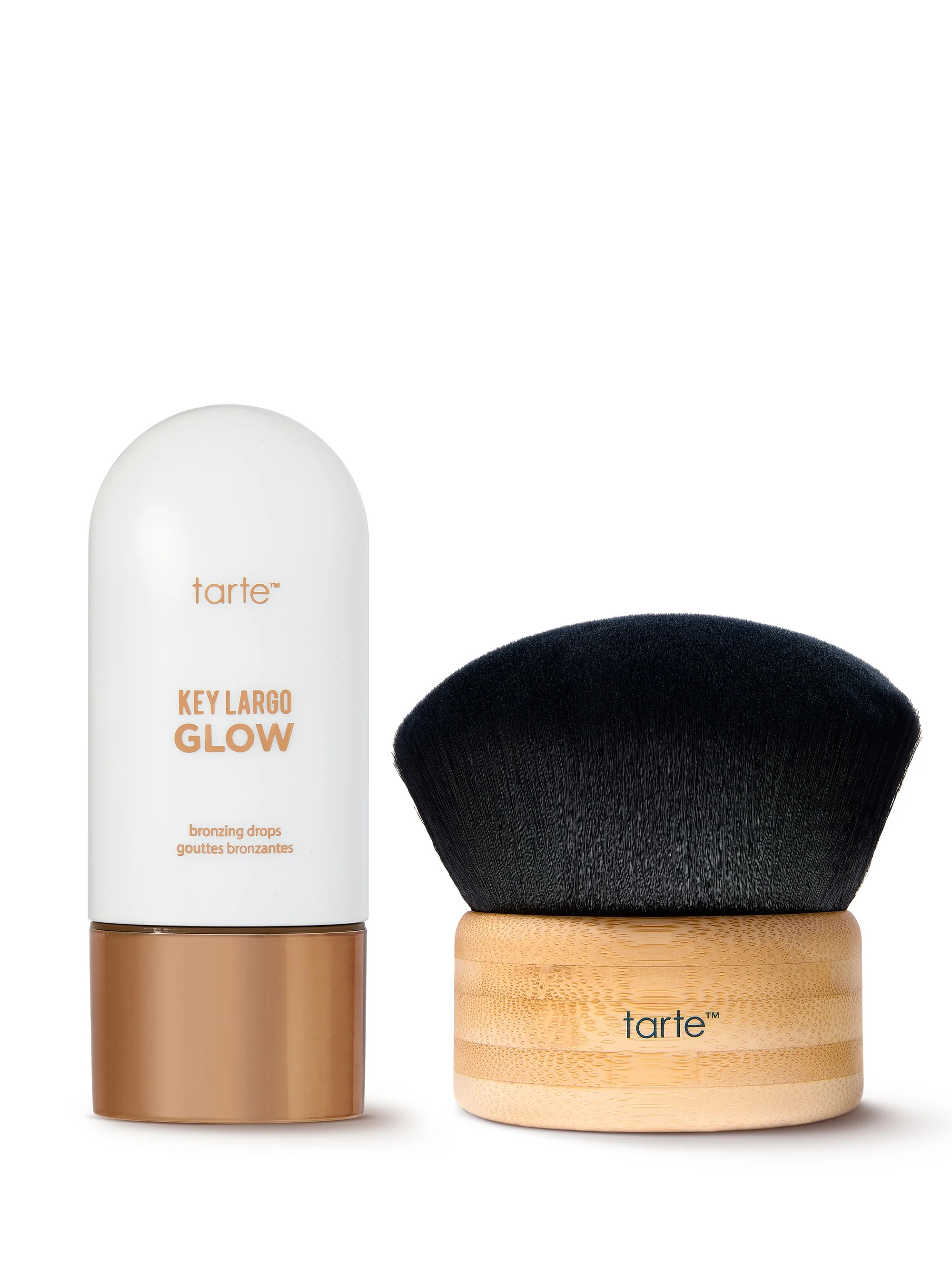 Key Largo GLOW body oil & kabuki body brush duo | tarte cosmetics (Global)