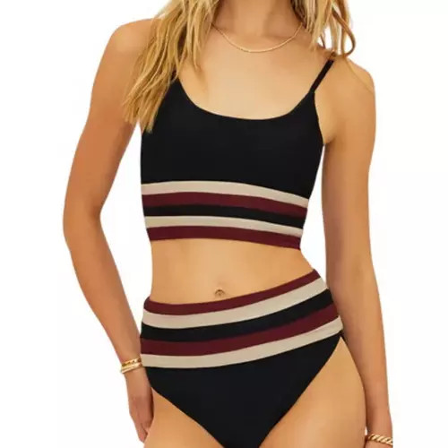 Women's Beach Riot Mae Colorblock Swim Bikini Top | Scheels Sports
