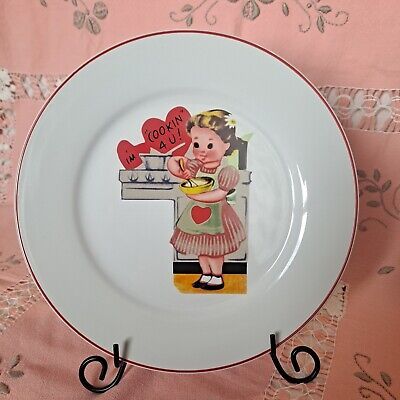 Rosanna Studio Vintage Valentine Card 8-Inch Plate Ceramic | eBay US