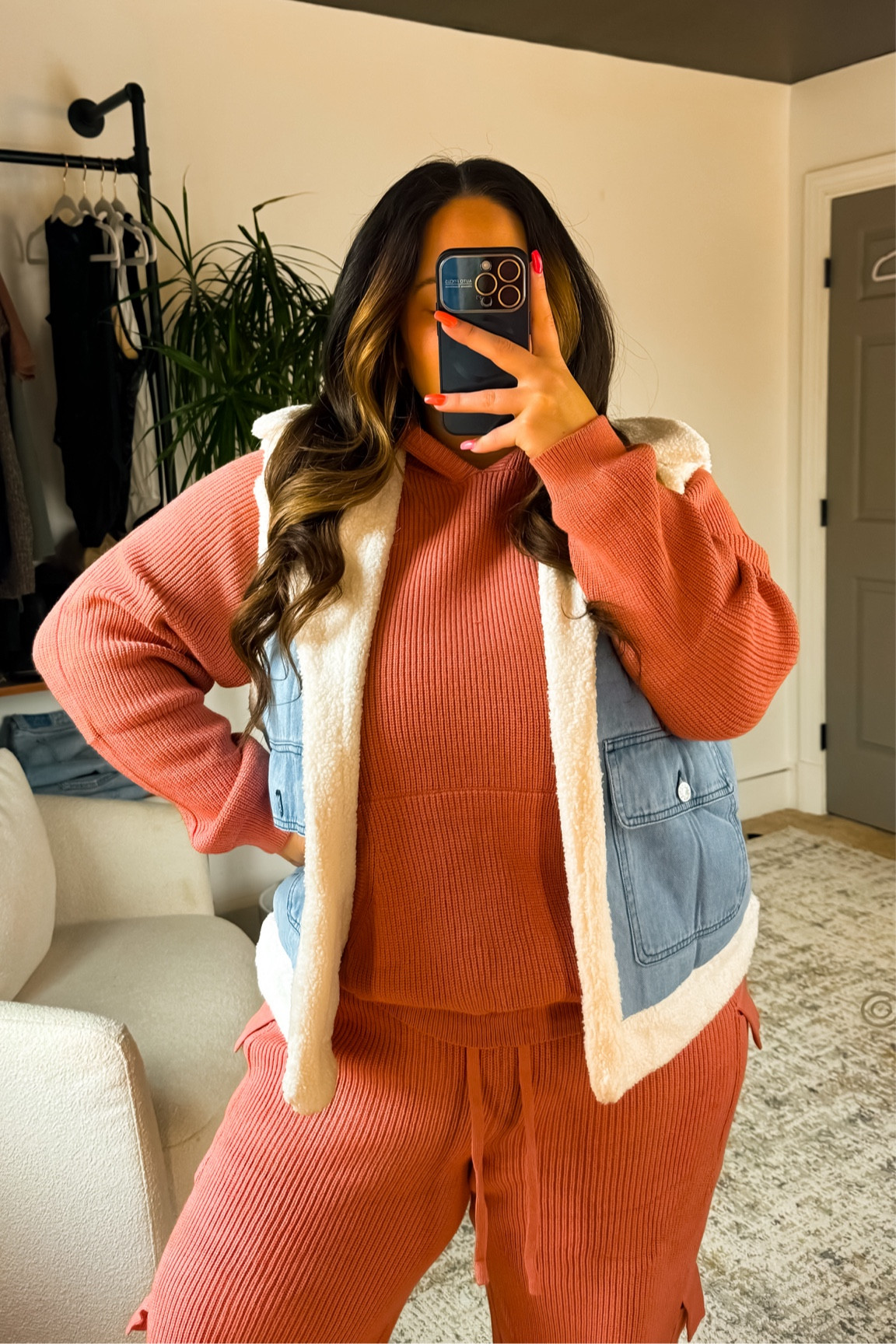 USE CODE 509K3JTI FOR 50% OFF (exp. 11/22) 

Wearing a size XXL, color light blue 

Set is shown in size XL, color RUST 

Casual outfits, everyday outfits, midsize, Amazon deals, easy style 

#LTKSaleAlert #LTKMidsize #LTKStyleTip