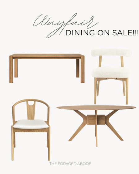 Wayfair dining finds on sale now!!! 

dining table | dining chairs | wood dining table 

#LTKHome #LTKSummerSales #LTKSaleAlert