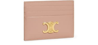 Triomphe in shiny calfskin card holder - CELINE | 24S US