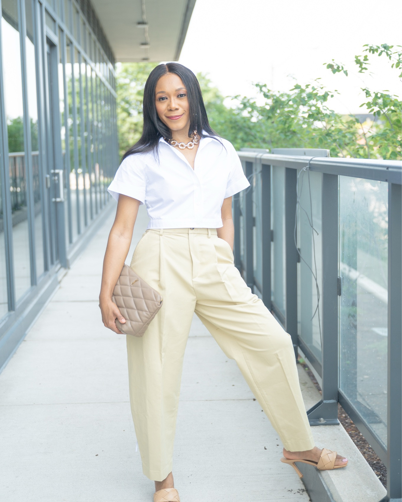 A cute summer outfit featuring this cropped shirt and khaki barrel leg trousers.

Summer outfit, barrel leg trousers, date night outfit, how to style, what to wear

#LTKsummer #LTKdatenight #LTKcanada