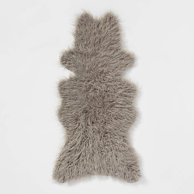 Faux Fur Sheepskin Throw Blanket - Threshold™ | Target