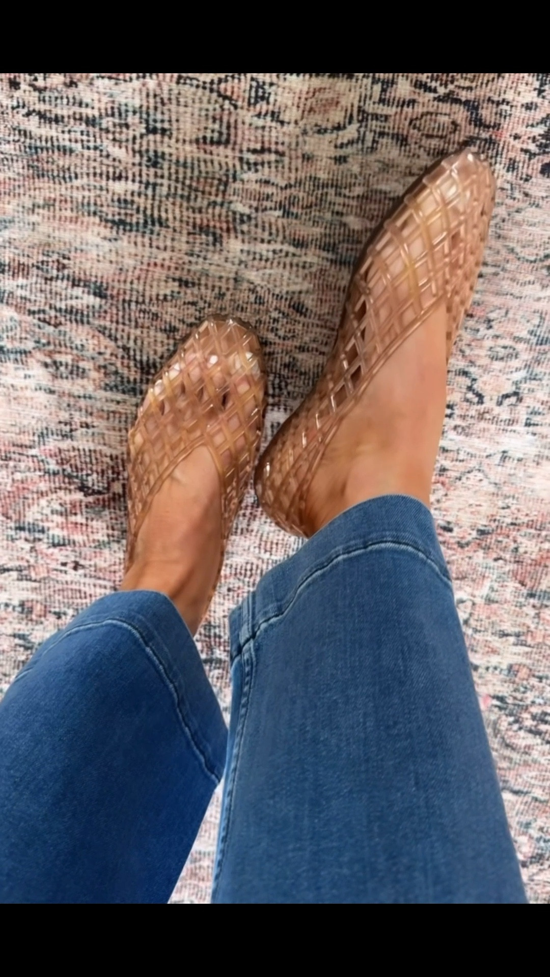 Jelly sandals are trending for Spring & Summer again. Jam jelly flat. 
Fit TTS

#LTKSeasonal #LTKOver40