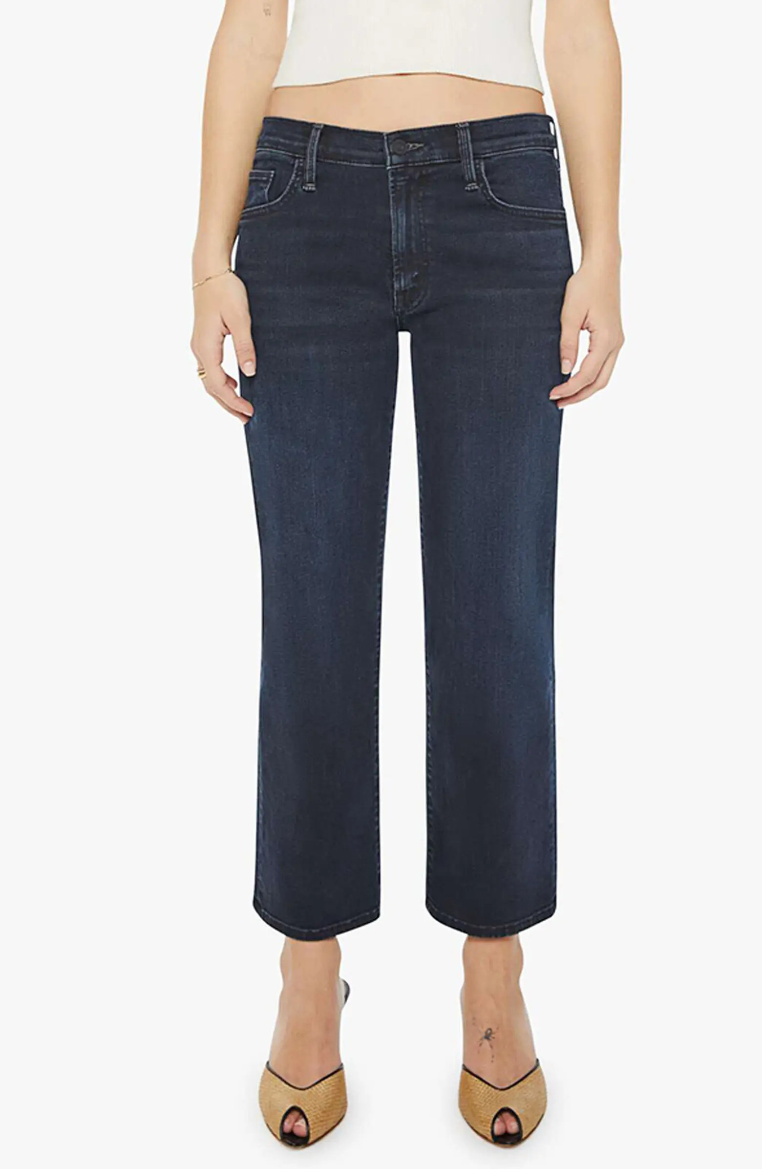 Lil' Zip Rambler Ankle Straight Leg Jeans | Nordstrom
