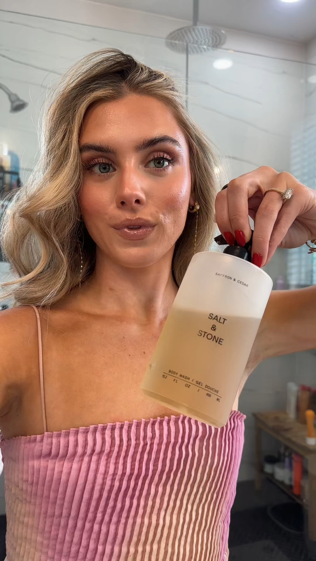 Salt and stone body wash. An aromatic gel cleanser infused with seaweed extracts and hyaluronic acid for a rich, hydrating lather that leaves skin soft and smooth @Salt & Stone

#LTKgrwm #LTKselfcare #LTKBeauty