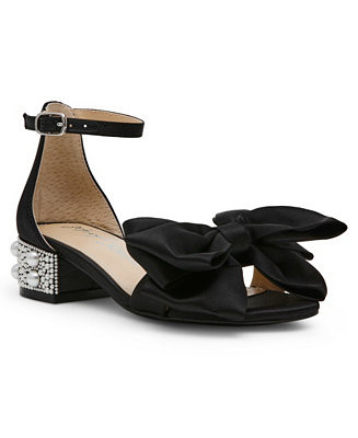 Little and Big Girls Lulu Dress Sandal with Pearl Heel | Macy's