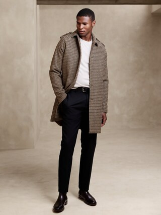 Wool-Blend Raglan Topcoat | Banana Republic Factory