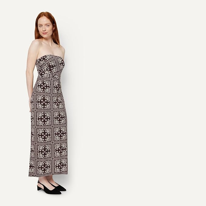 Amazon Essentials Women's Slim-Fit Matte Jersey Strapless Maxi Dress | Amazon (US)