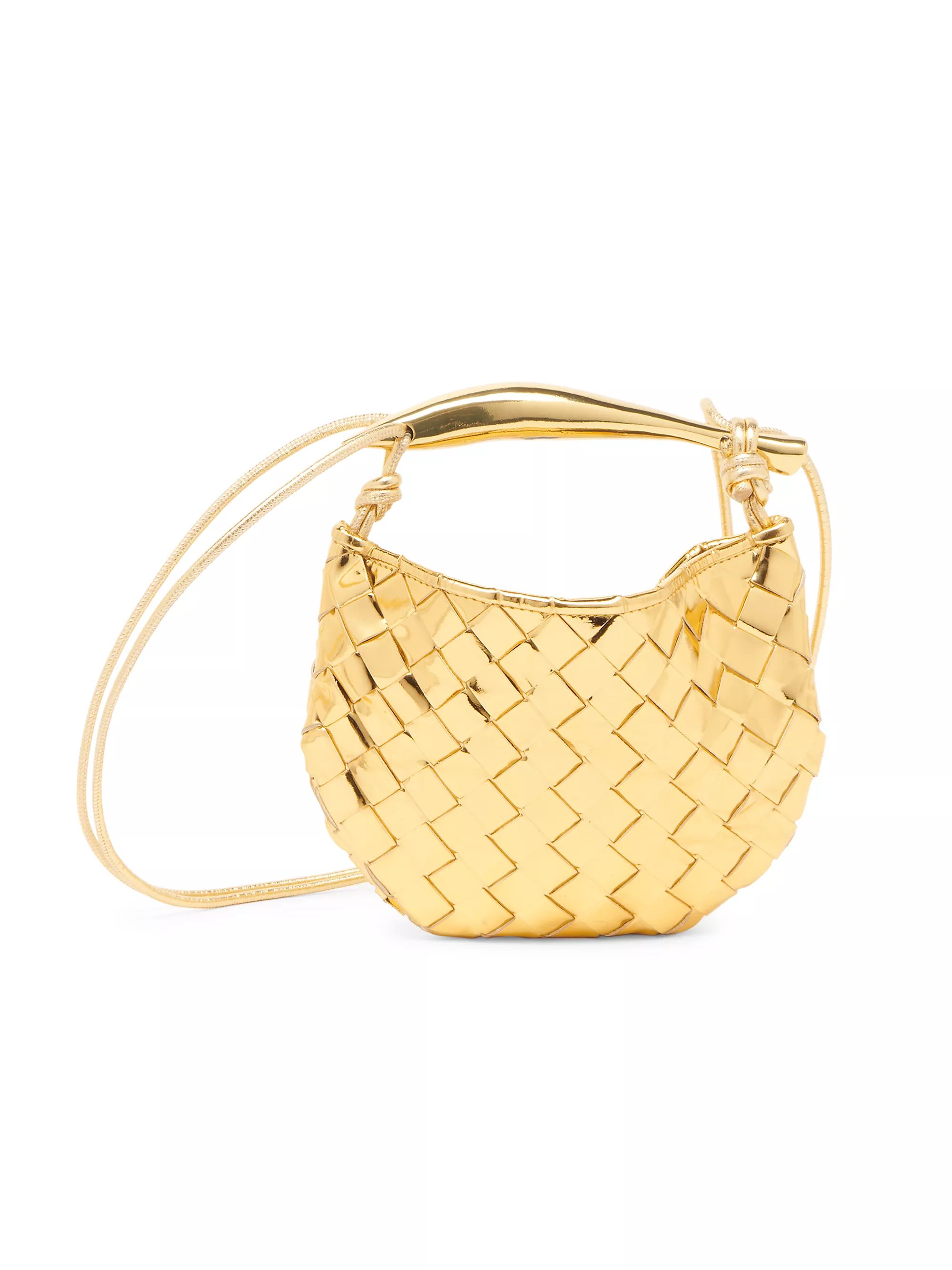 Shop Bottega Veneta Mini Sardine Mirror Leather Top-Handle Bag | Saks Fifth Avenue | Saks Fifth Avenue