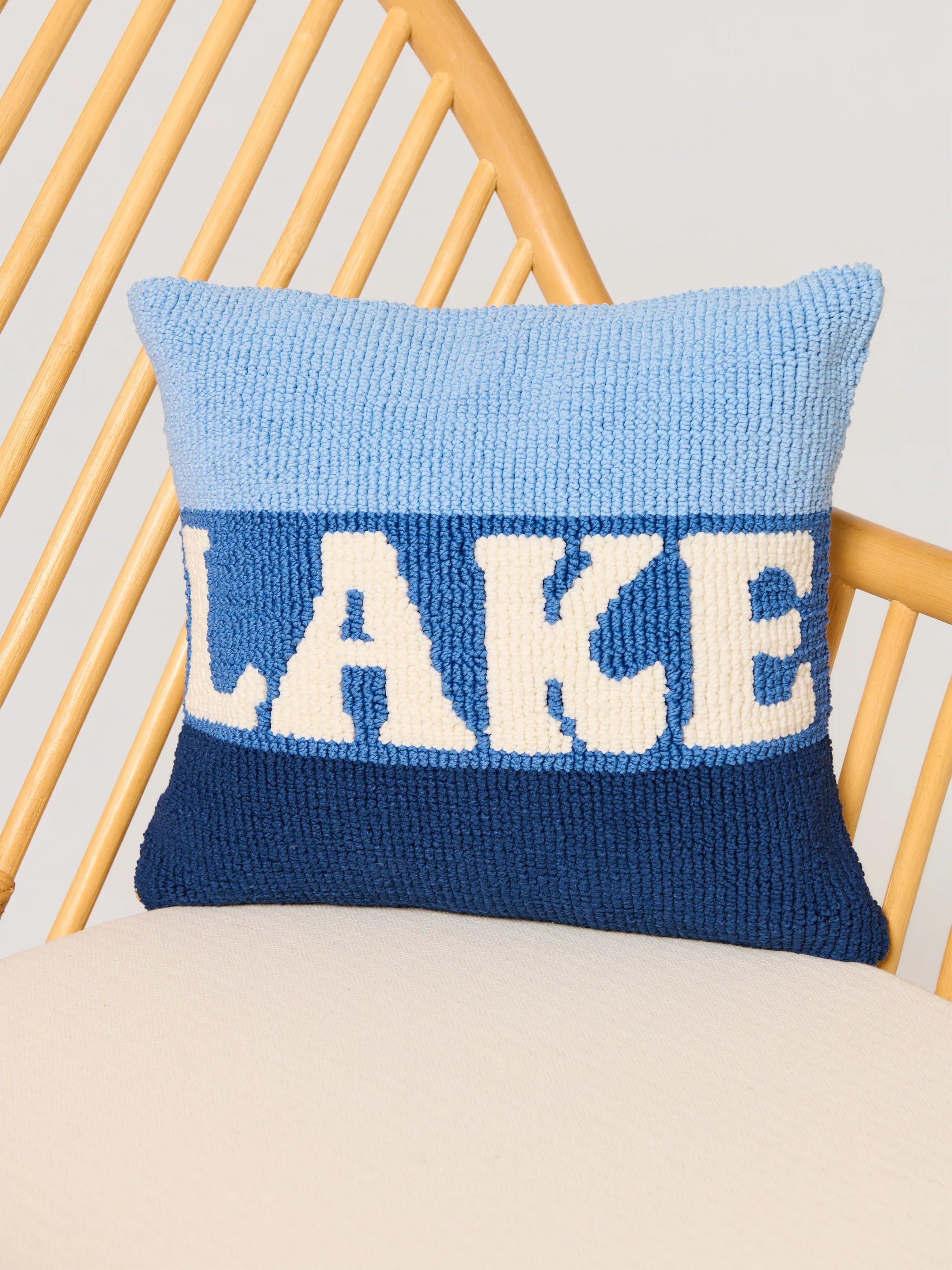 Shiraleah "Lake" Pillow, Blue | Shiraleah